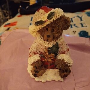 Bear with Red and White Accents Pre-loved FOR DISPLAY ONLY